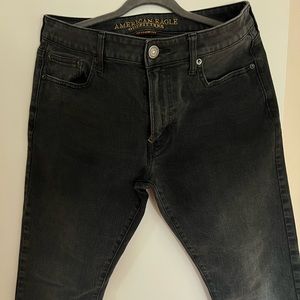 360 flex - Slim Black Jeans American Eagle